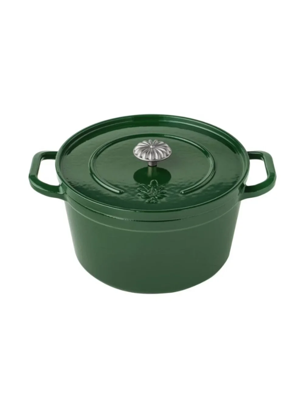 The Pioneer Woman Home Dark Green Agatha Enameled Cast Iron 5-Quart Dutch Oven